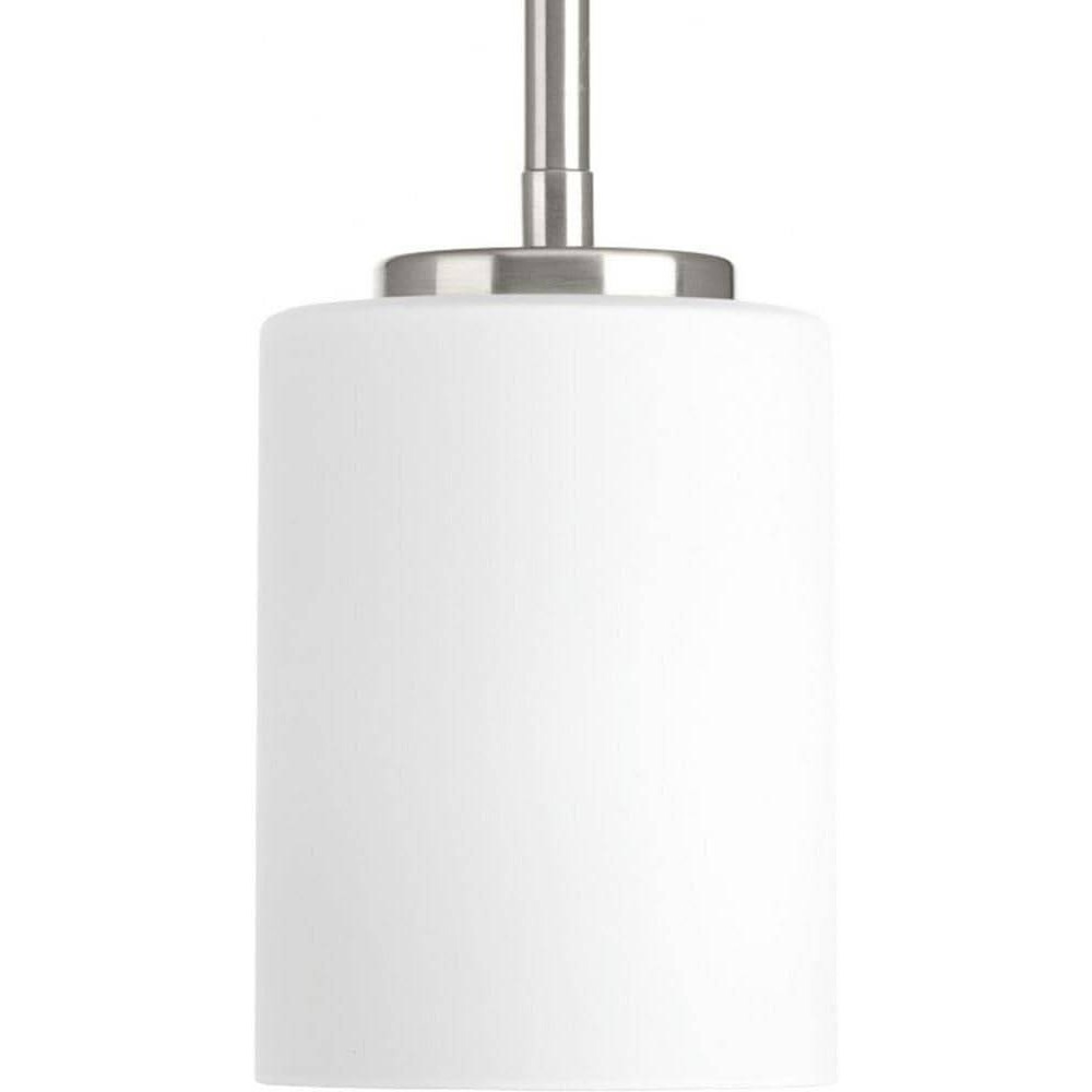 Progress Lighting P5170-09 Replay One-Light Mini-Pendant Brushed Nickel 4x6 inch